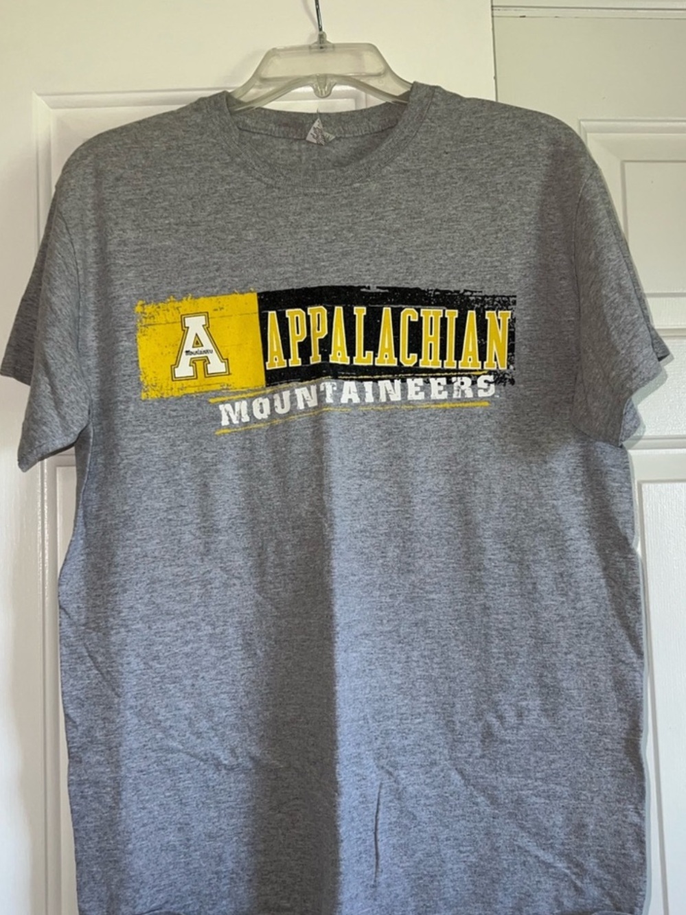 Appalachian Mountaineers Grey Graphic Short Sleeve Tee